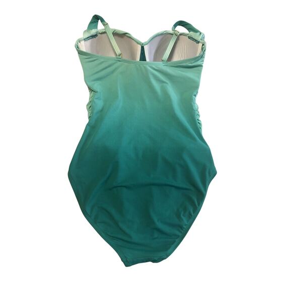 Bleu Rod Beattie L60602 Shirred Bandeau Mio Sea Dive Women’s Size 10 - Picture 4 of 6